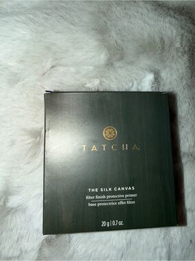 Tatcha Silk Canvas Primer in Deep Green with Gold Accents